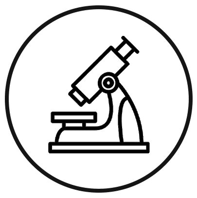 Icône d'un microscope